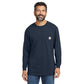 Carhartt® Workwear Pocket Long Sleeve T-Shirt - Navy