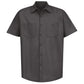 Industrial Work Shirt Short Sleeve - Charcoal
