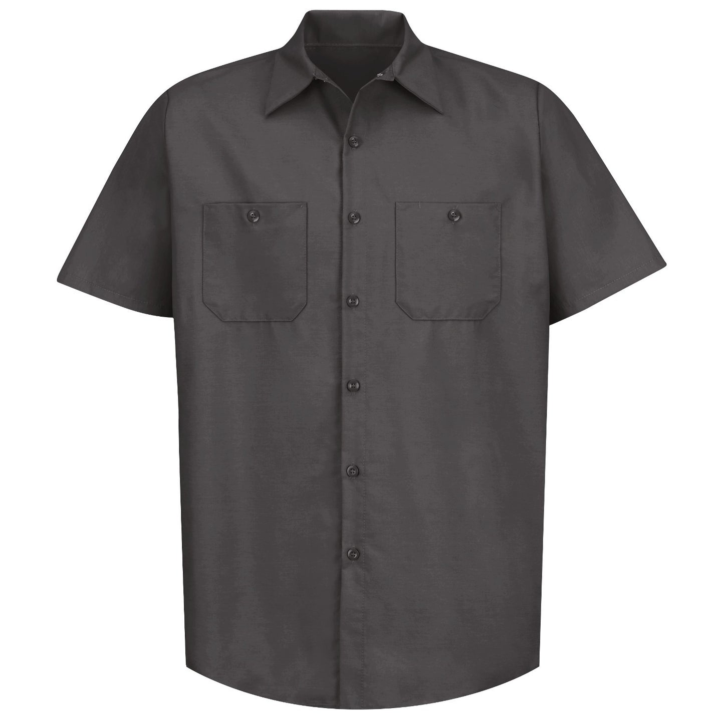 Industrial Work Shirt Short Sleeve - Charcoal