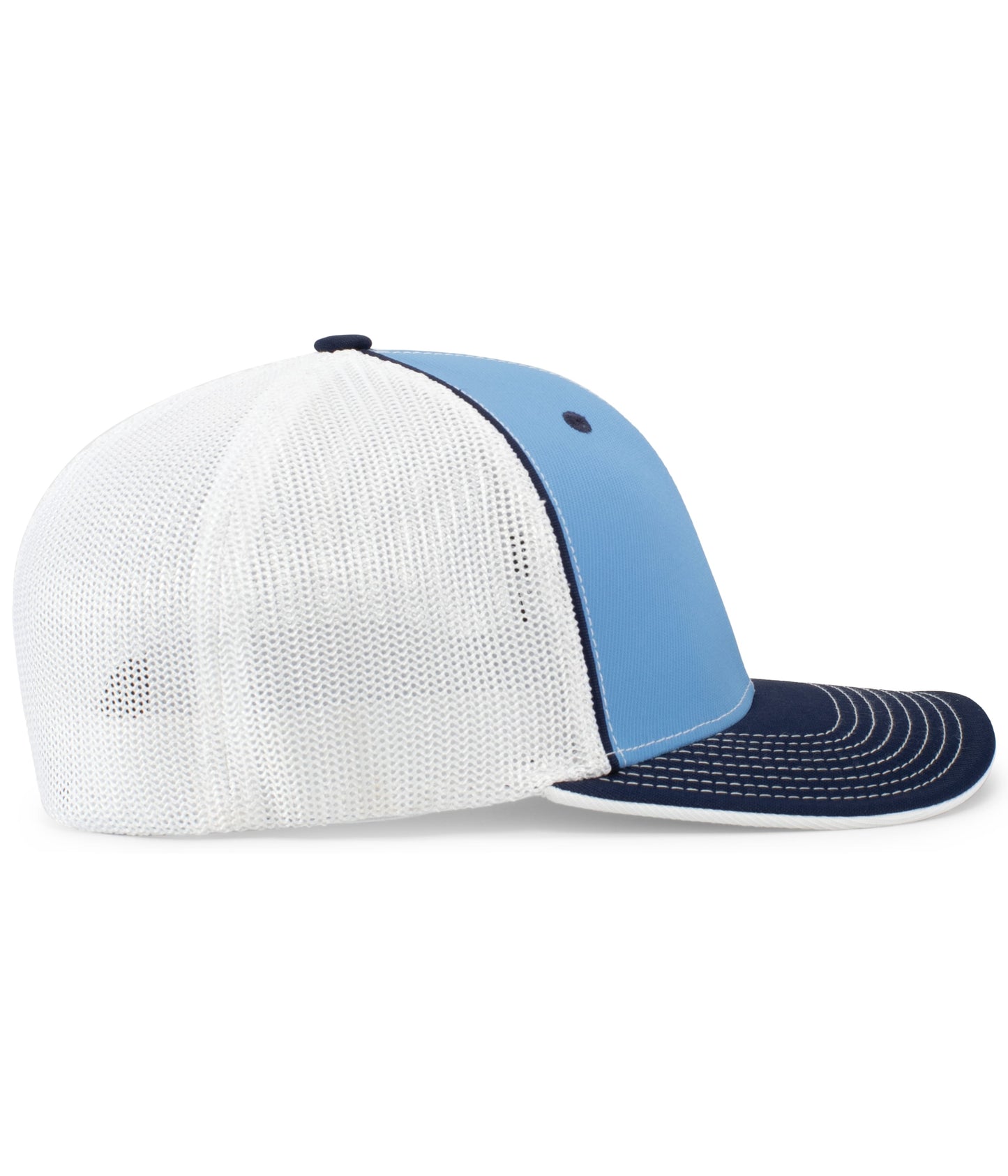 Pacific Headwear Trucker PacFlex Cap - Columbia Blue/White/Navy
