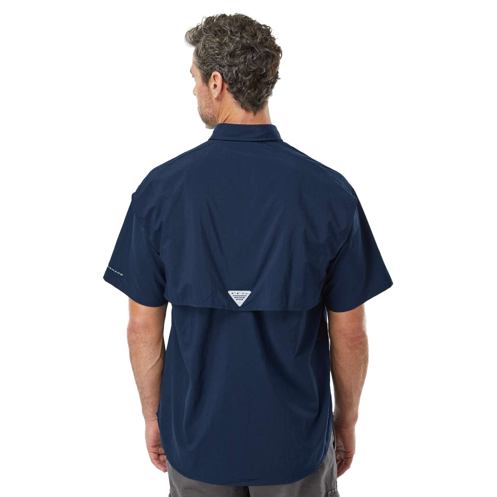 Men's PFG Bahama™ II Short Sleeve Shirt - Collegiate Blue