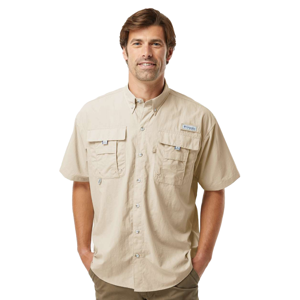 Men's PFG Bahama™ II Short Sleeve Shirt - Fossil