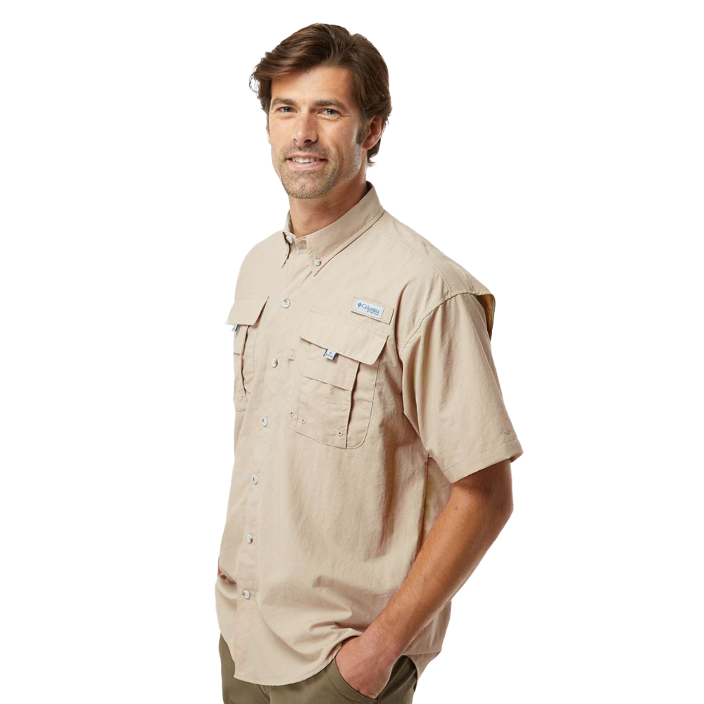 Men's PFG Bahama™ II Short Sleeve Shirt - Fossil