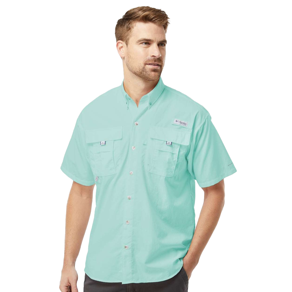 Men's PFG Bahama™ II Short Sleeve Shirt - Gulf Stream