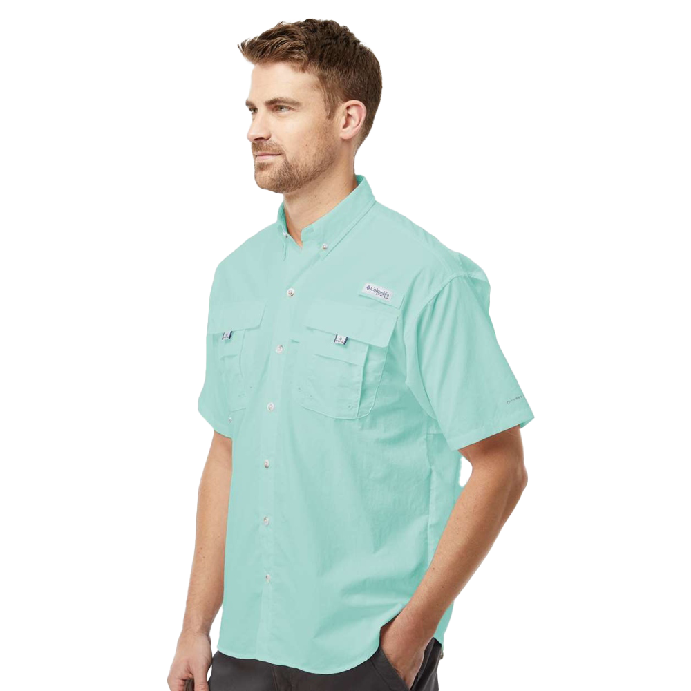 Men's PFG Bahama™ II Short Sleeve Shirt - Gulf Stream