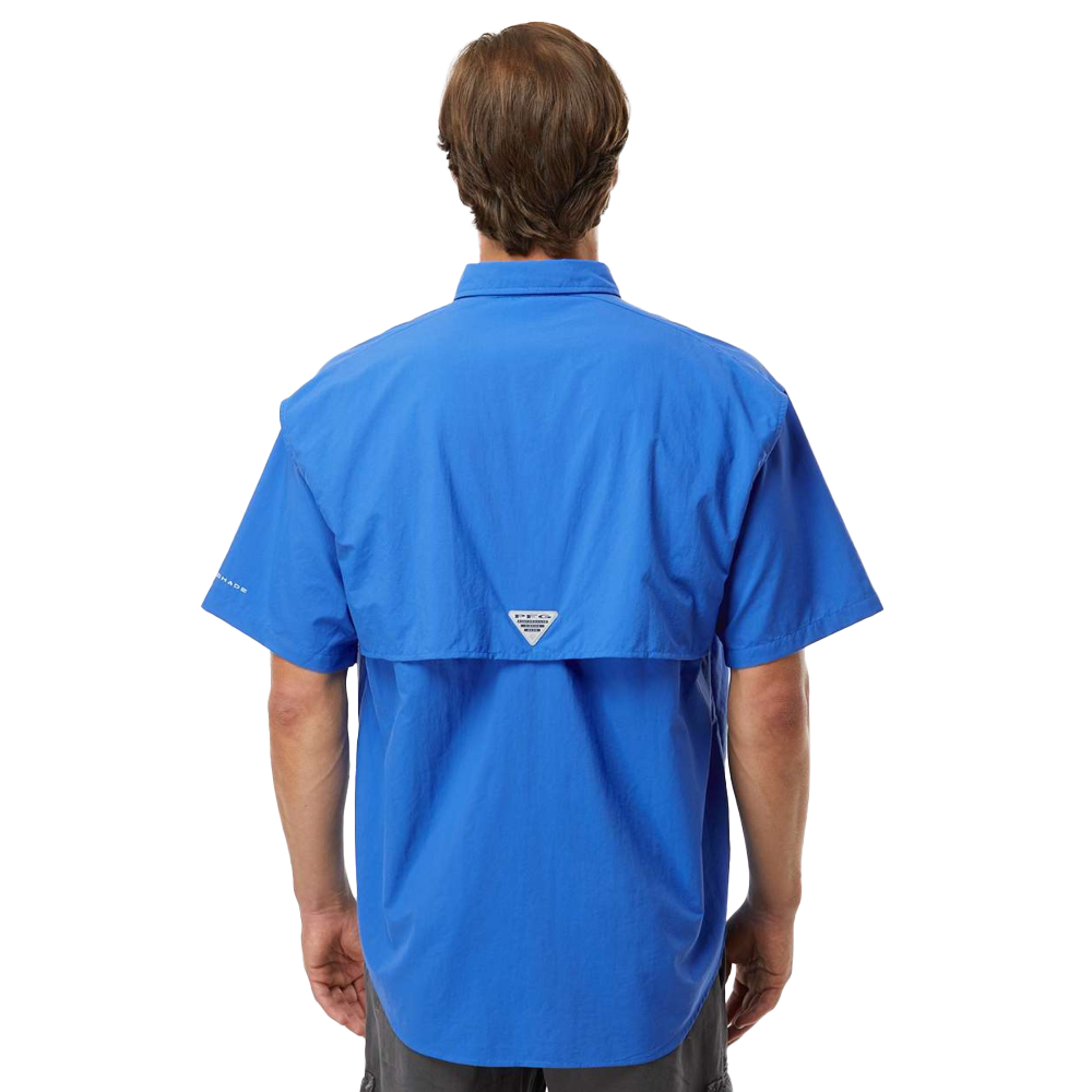 Men's PFG Bahama™ II Short Sleeve Shirt - Vivid Blue