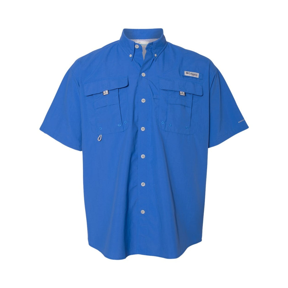 Men's PFG Bahama™ II Short Sleeve Shirt - Vivid Blue