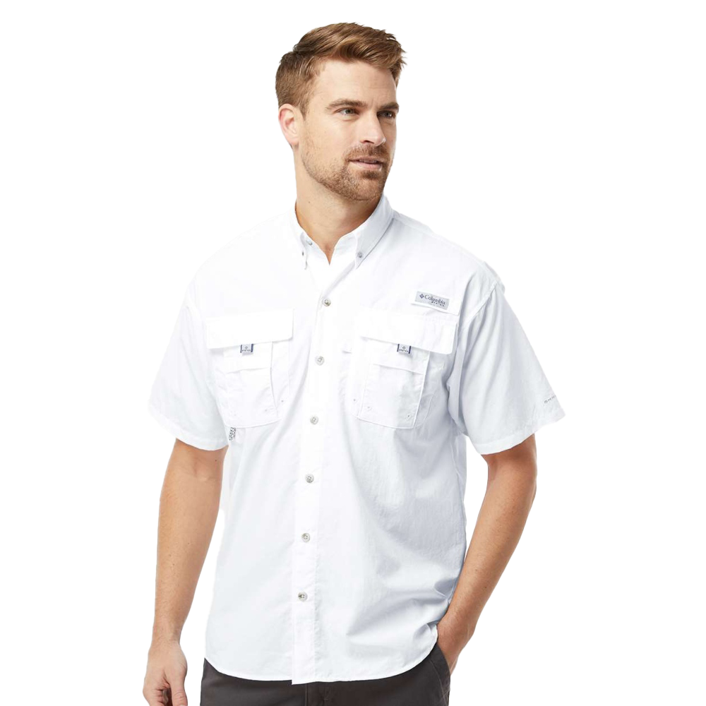 Men's PFG Bahama™ II Short Sleeve Shirt - White