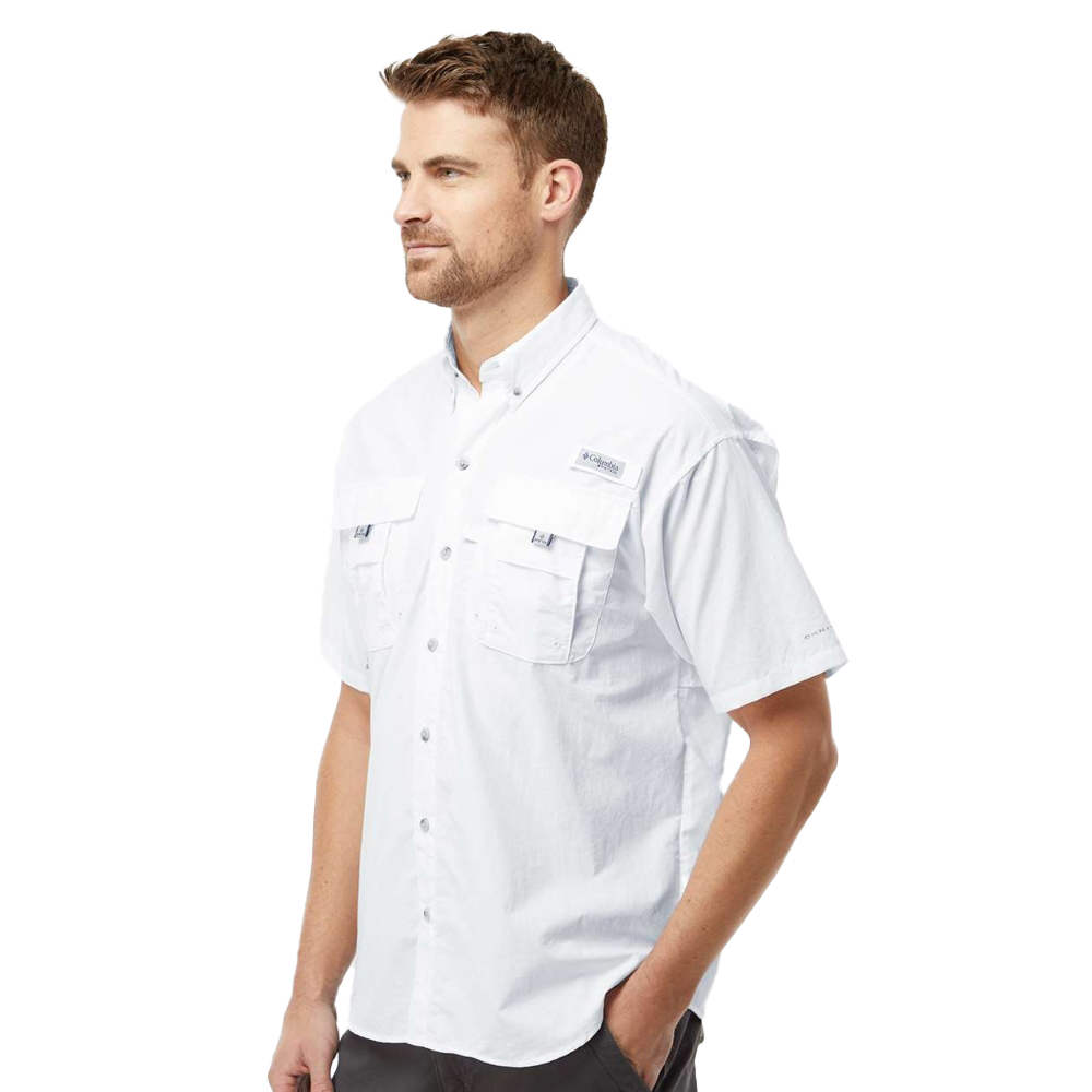 Men's PFG Bahama™ II Short Sleeve Shirt - White