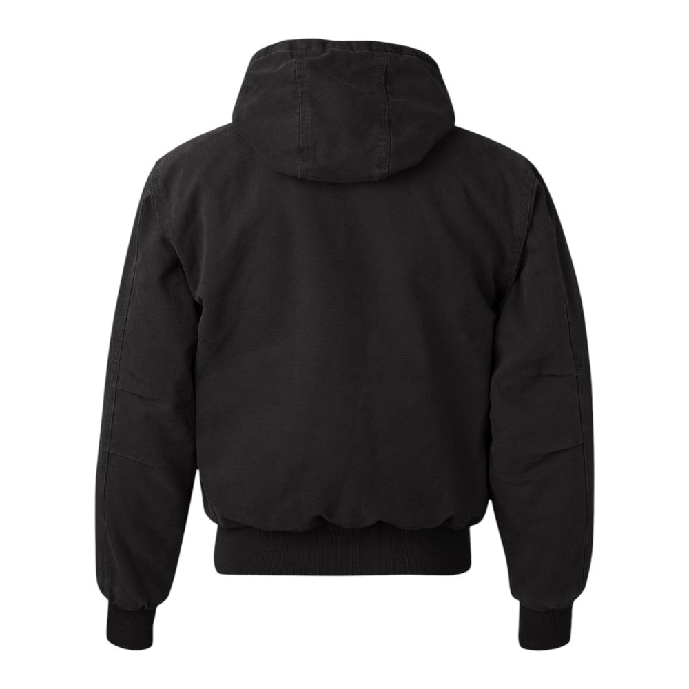 DRI DUCK Men's Cheyenne Boulder Cloth™ Hooded Jacket with Tricot Quilt Lining - Black