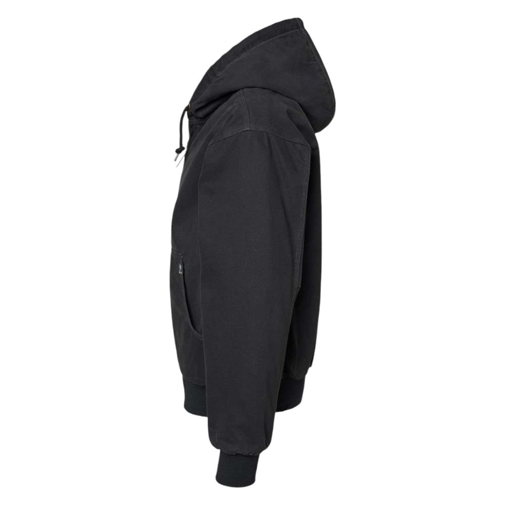 DRI DUCK Men's Cheyenne Boulder Cloth™ Hooded Jacket with Tricot Quilt Lining - Black