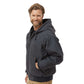 DRI DUCK Men's Cheyenne Boulder Cloth™ Hooded Jacket with Tricot Quilt Lining - Charcoal