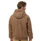 DRI DUCK Men's Cheyenne Boulder Cloth™ Hooded Jacket with Tricot Quilt Lining - Field Khaki