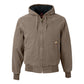 DRI DUCK Men's Cheyenne Boulder Cloth™ Hooded Jacket with Tricot Quilt Lining - Gravel