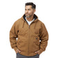 DRI DUCK Men's Cheyenne Boulder Cloth™ Hooded Jacket with Tricot Quilt Lining - Saddle