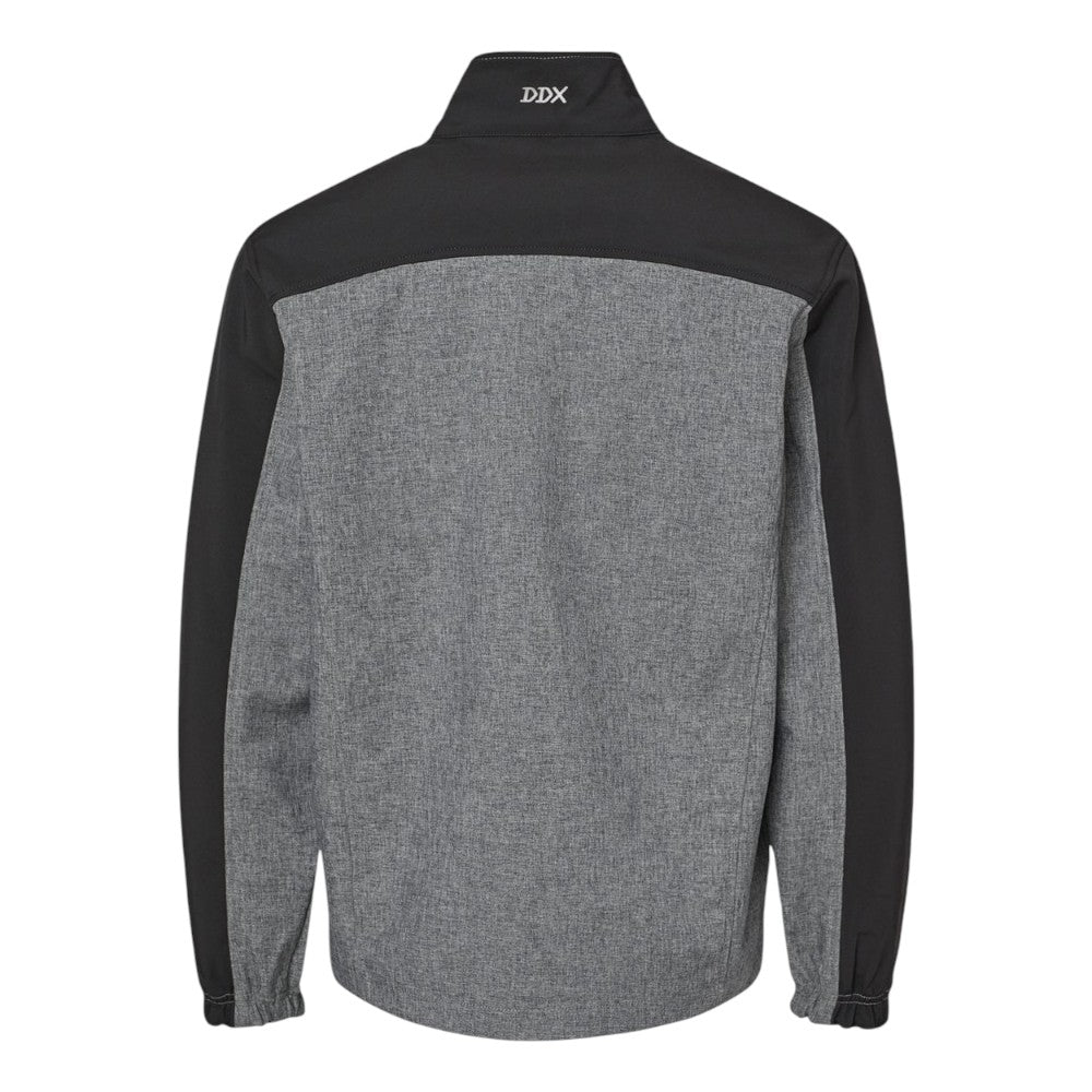 DRI DUCK Men's Motion Soft Shell Jacket - Black Heather/Black