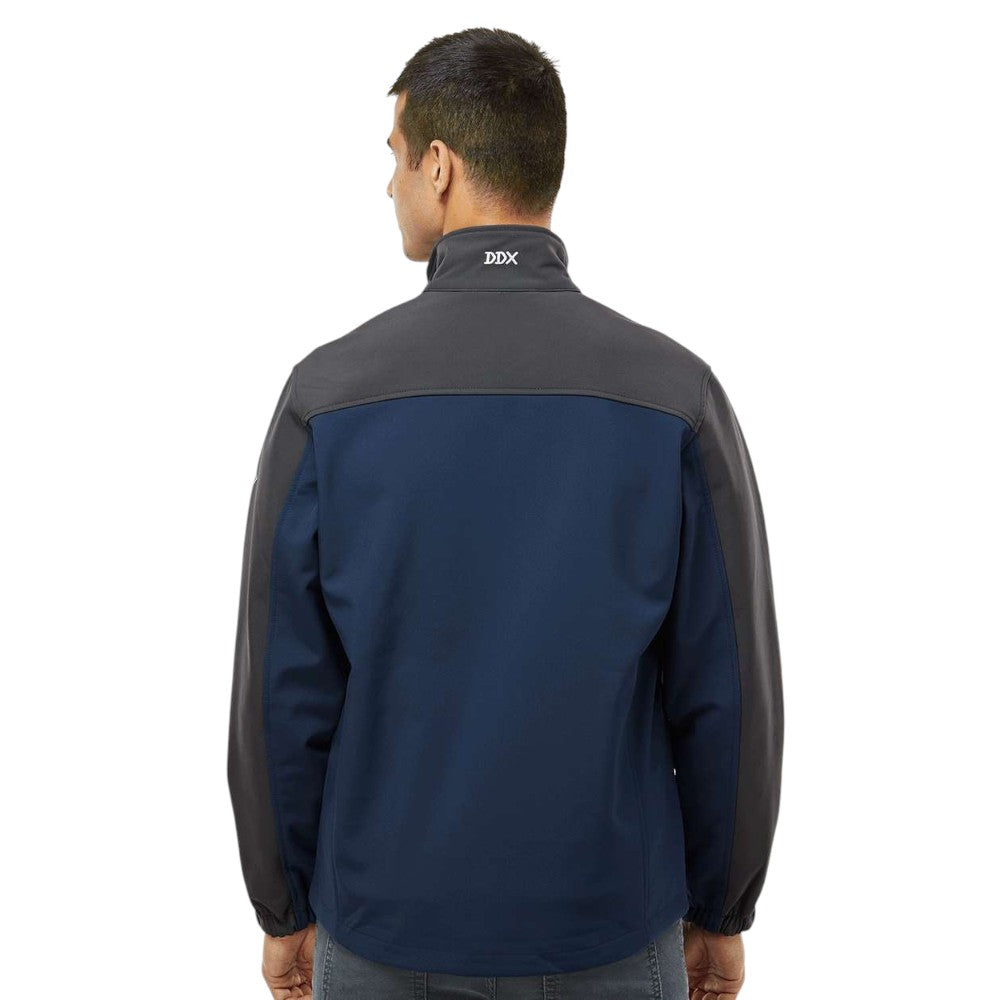 DRI DUCK Men's Motion Soft Shell Jacket - Deep Blue/Charcoal