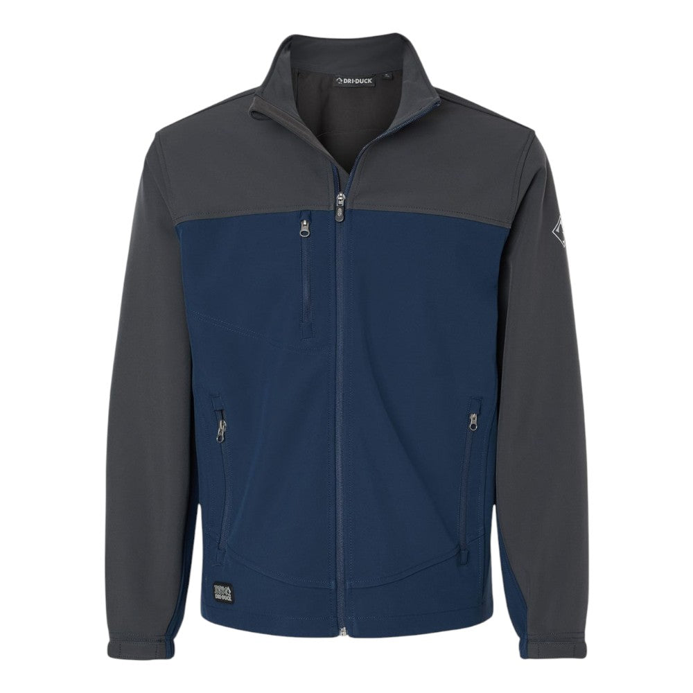 DRI DUCK Men's Motion Soft Shell Jacket - Deep Blue/Charcoal