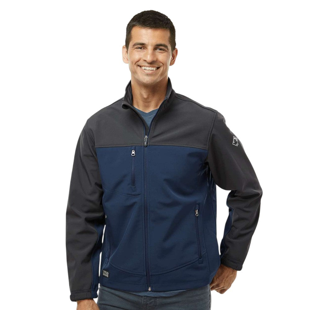 DRI DUCK Men's Motion Soft Shell Jacket - Deep Blue/Charcoal