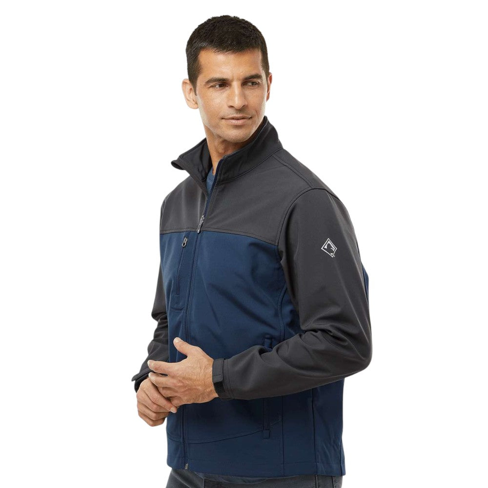 DRI DUCK Men's Motion Soft Shell Jacket - Deep Blue/Charcoal