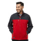 DRI DUCK Men's Motion Soft Shell Jacket - Red/Charcoal
