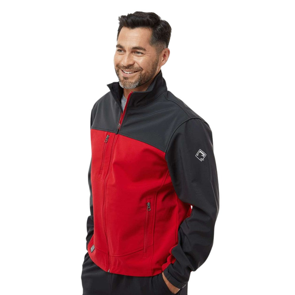 DRI DUCK Men's Motion Soft Shell Jacket - Red/Charcoal