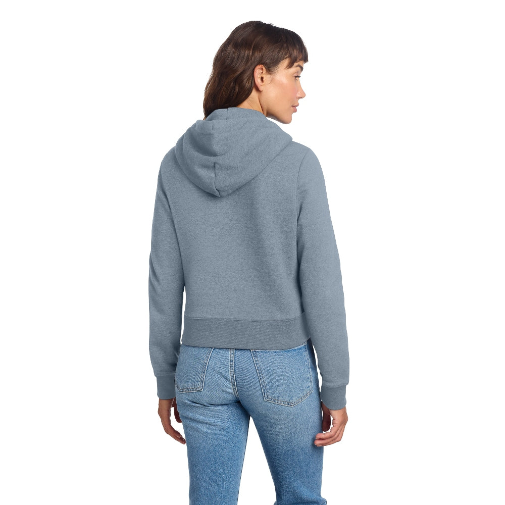 District® Women’s V.I.T.™ Fleece Full-Zip Hoodie - Flint Blue Heather