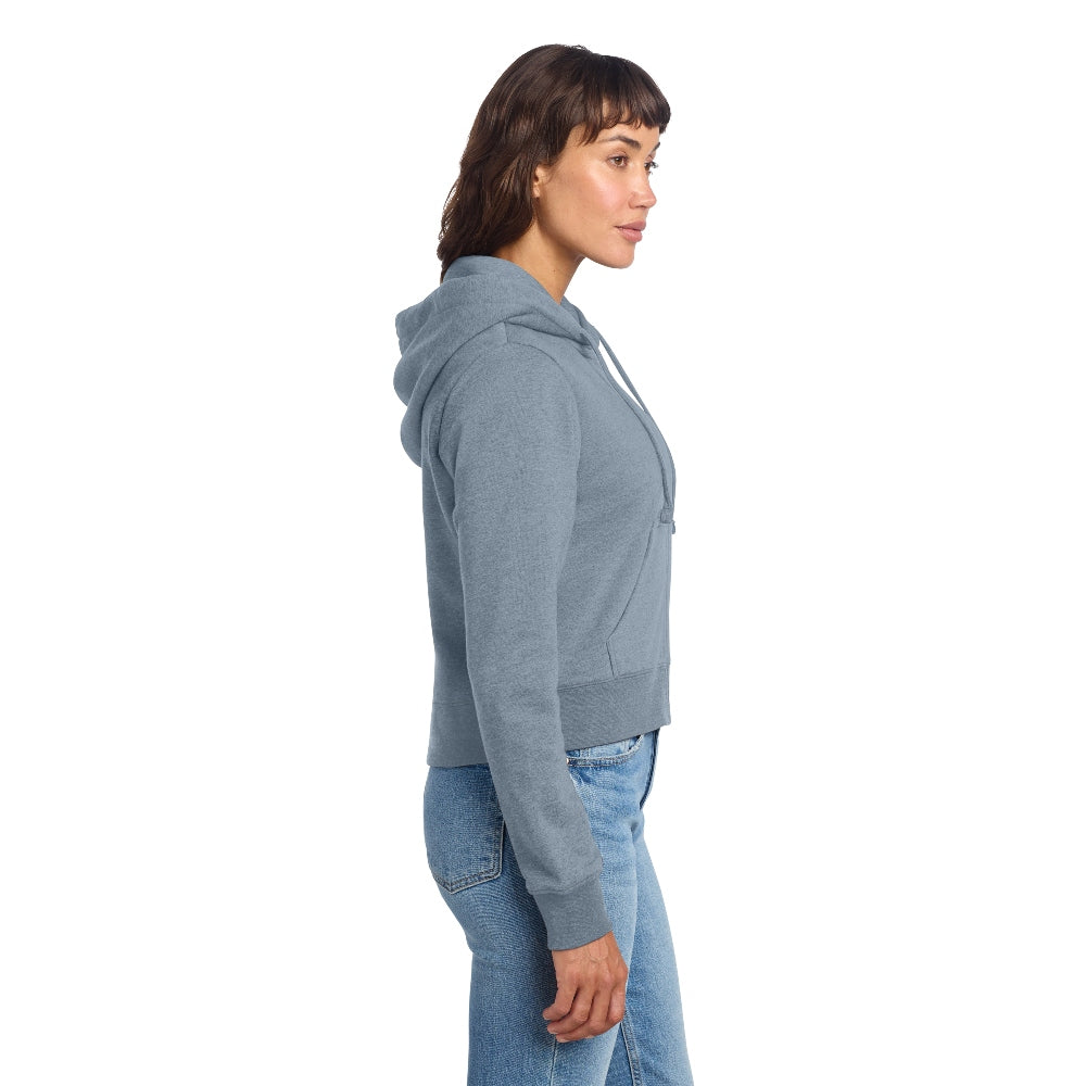 District® Women’s V.I.T.™ Fleece Full-Zip Hoodie - Flint Blue Heather