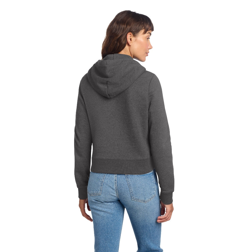 District® Women’s V.I.T.™ Fleece Full-Zip Hoodie - Heathered Charcoal