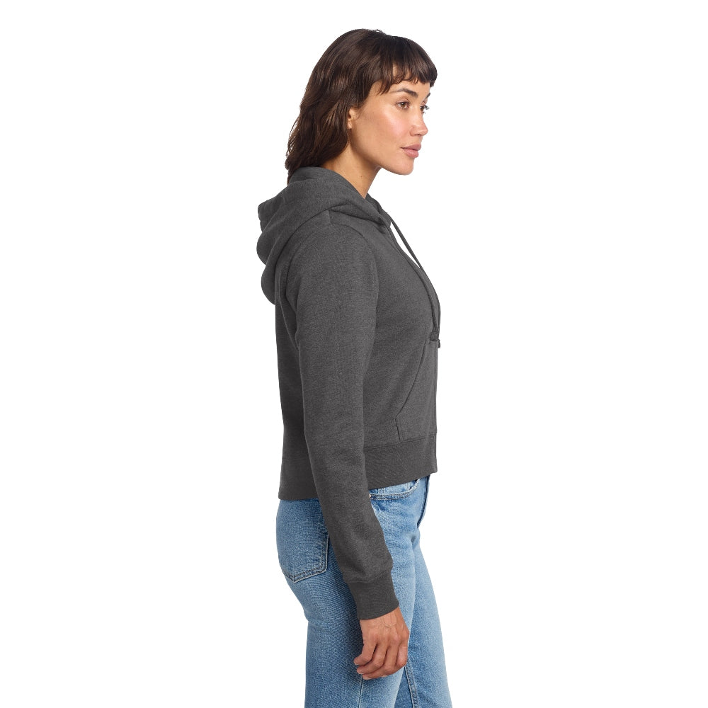 District® Women’s V.I.T.™ Fleece Full-Zip Hoodie - Heathered Charcoal