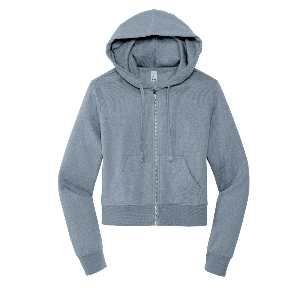 District® Women’s V.I.T.™ Fleece Full-Zip Hoodie - Flint Blue Heather