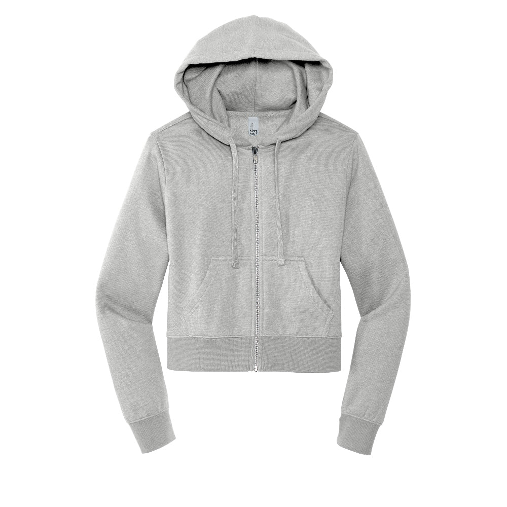 District® Women’s V.I.T.™ Fleece Full-Zip Hoodie - Light Heather Grey