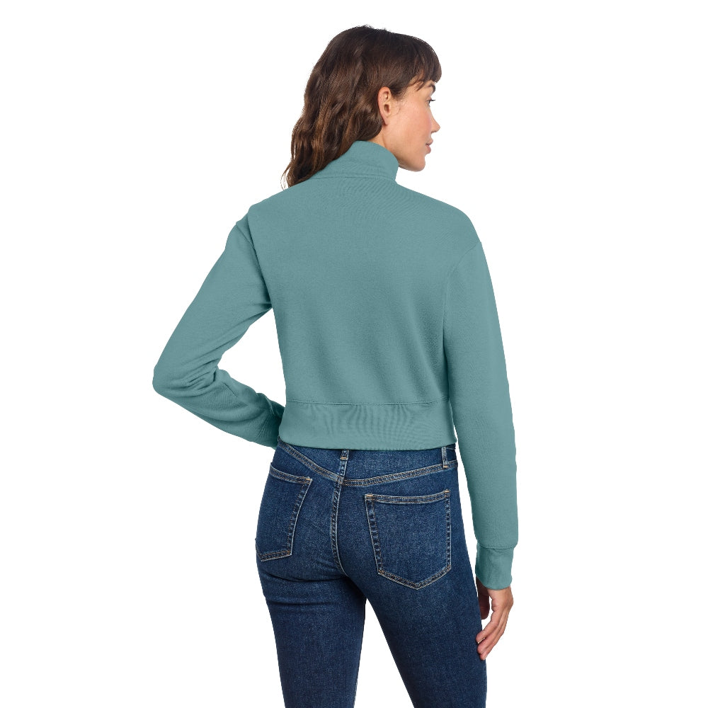 District® Women’s V.I.T.™ Fleece 1/2-Zip - Eucalyptus Blue