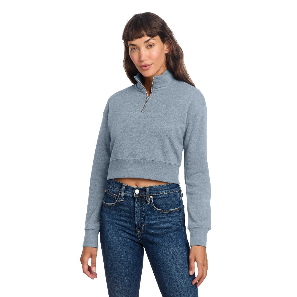 District® Women’s V.I.T.™ Fleece 1/2-Zip - Flint Blue Heather
