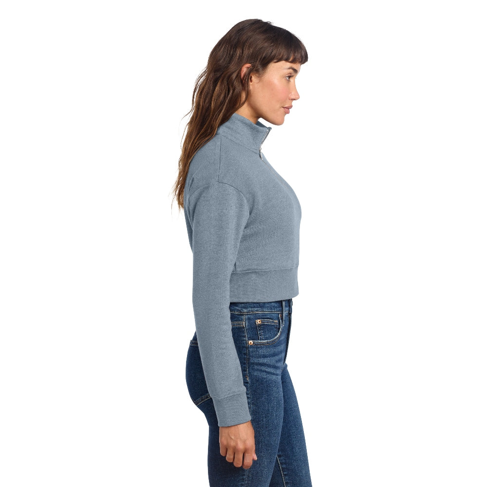 District® Women’s V.I.T.™ Fleece 1/2-Zip - Flint Blue Heather