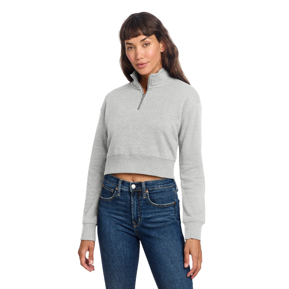 District® Women’s V.I.T.™ Fleece 1/2-Zip - Light Heather Grey