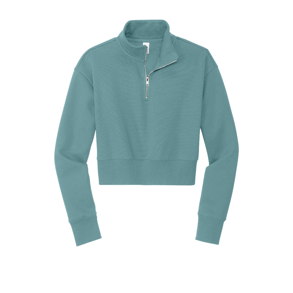 District® Women’s V.I.T.™ Fleece 1/2-Zip - Eucalyptus Blue