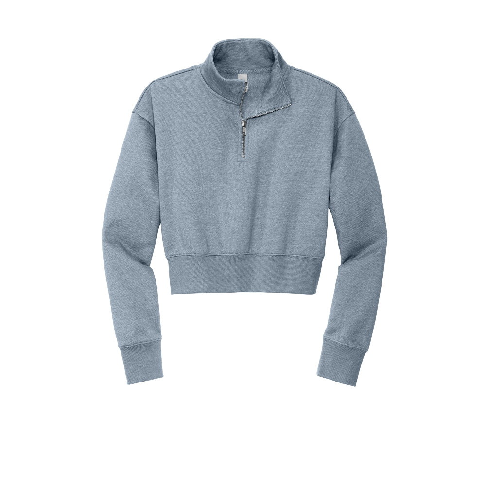 District® Women’s V.I.T.™ Fleece 1/2-Zip - Flint Blue Heather