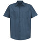 Industrial Work Shirt Short Sleeve - Dark Blue