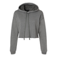 Women's Cropped Fleece Hoodie - Deep Heather