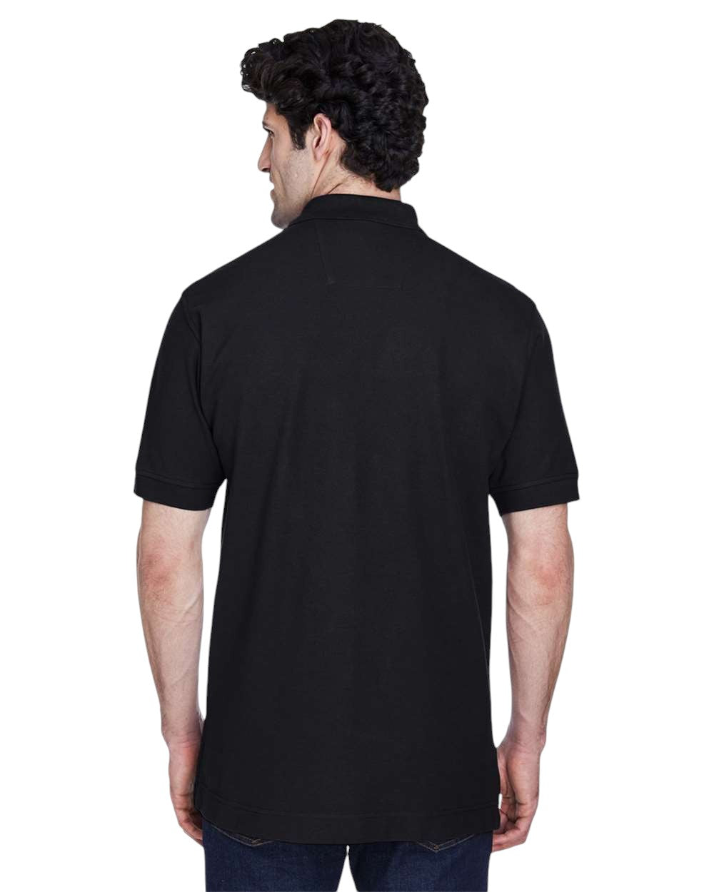 Devon & Jones Pima Piqué Polo - Black