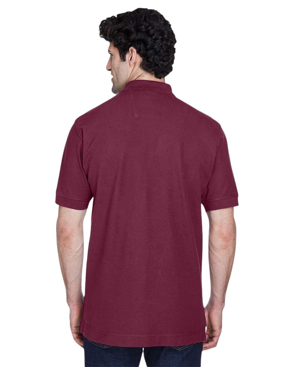 Devon & Jones Pima Piqué Polo - Burgundy
