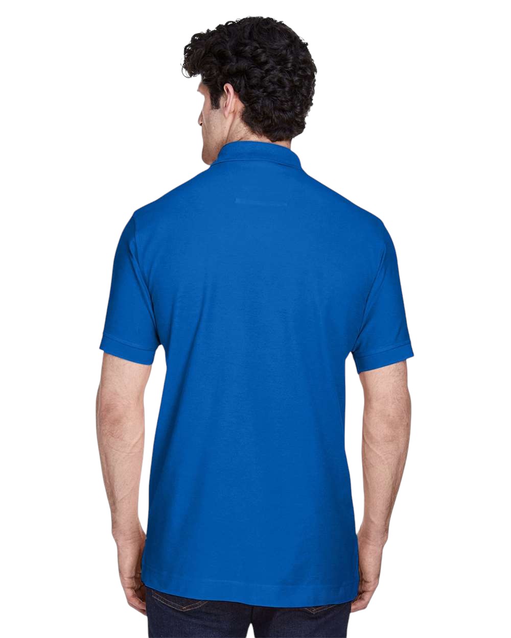 Devon & Jones Pima Piqué Polo - French Blue