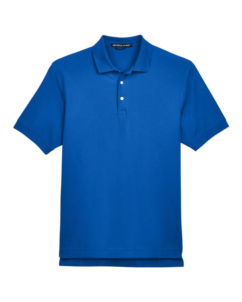 Devon & Jones Pima Piqué Polo - French Blue