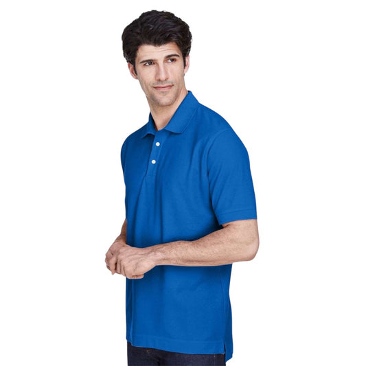Devon & Jones Pima Piqué Polo - French Blue