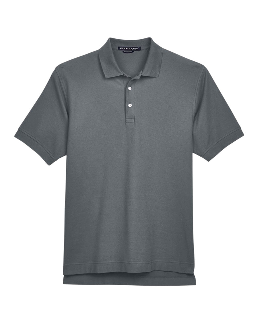 Devon & Jones Pima Piqué Polo - Graphite