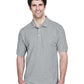 Devon & Jones Pima Piqué Polo - Grey Heather