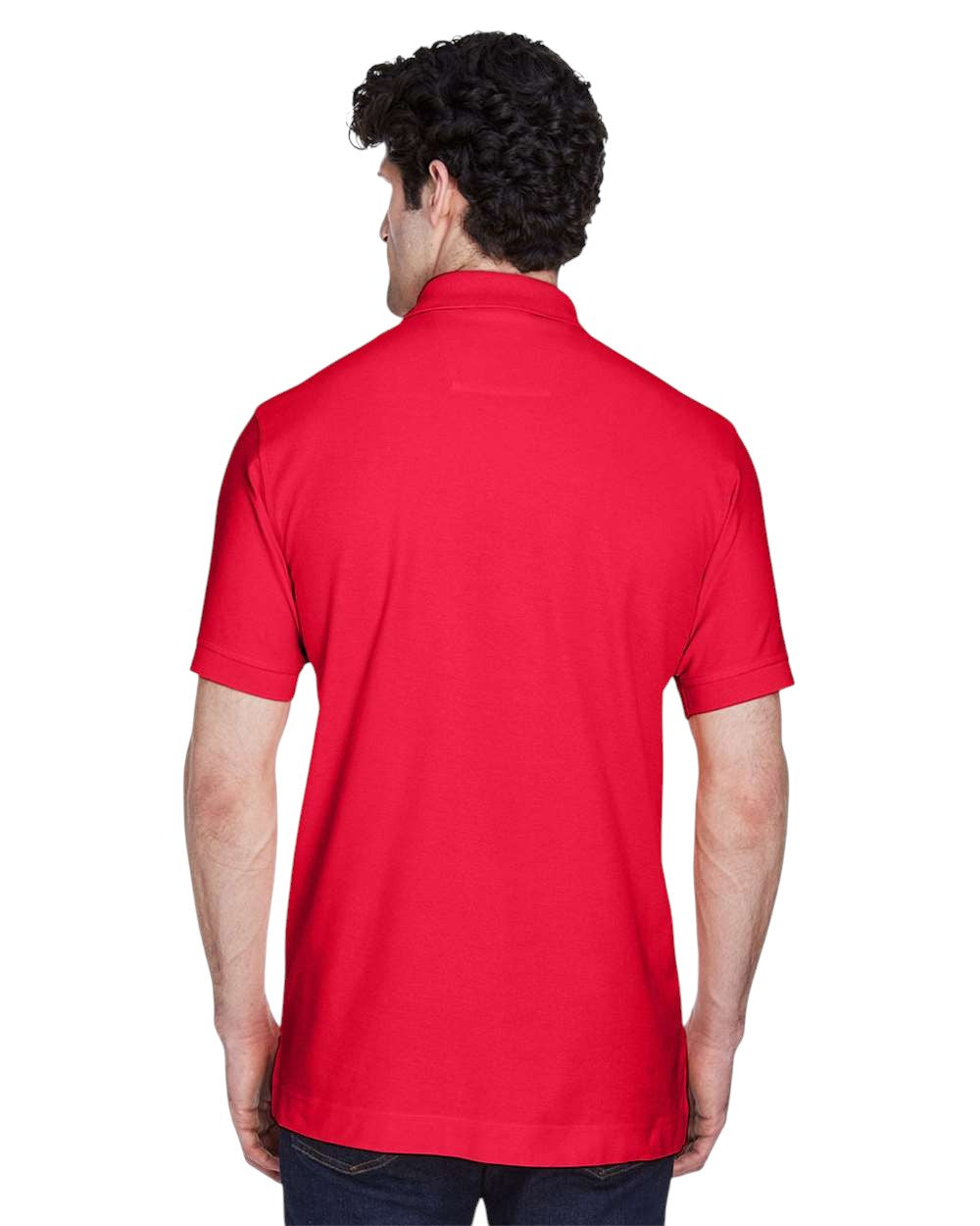 Devon & Jones Pima Piqué Polo - Red