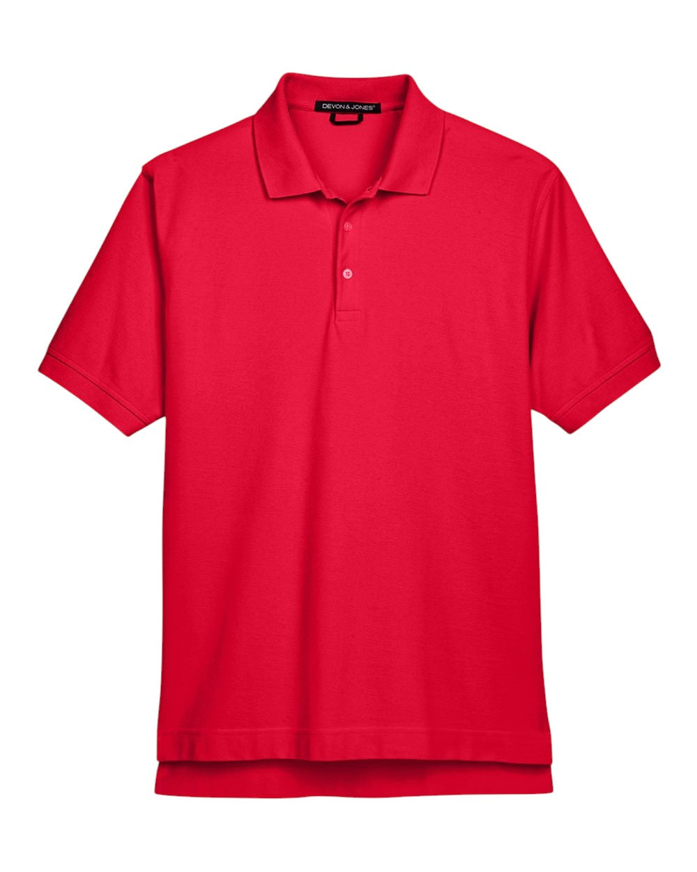 Devon & Jones Pima Piqué Polo - Red