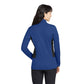 Eddie Bauer® Women's Full-Zip Heather Stretch Fleece Jacket - Blue Heather